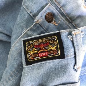 1970s Vintage Men's LEVI'S Denim Trousers sz 32x30